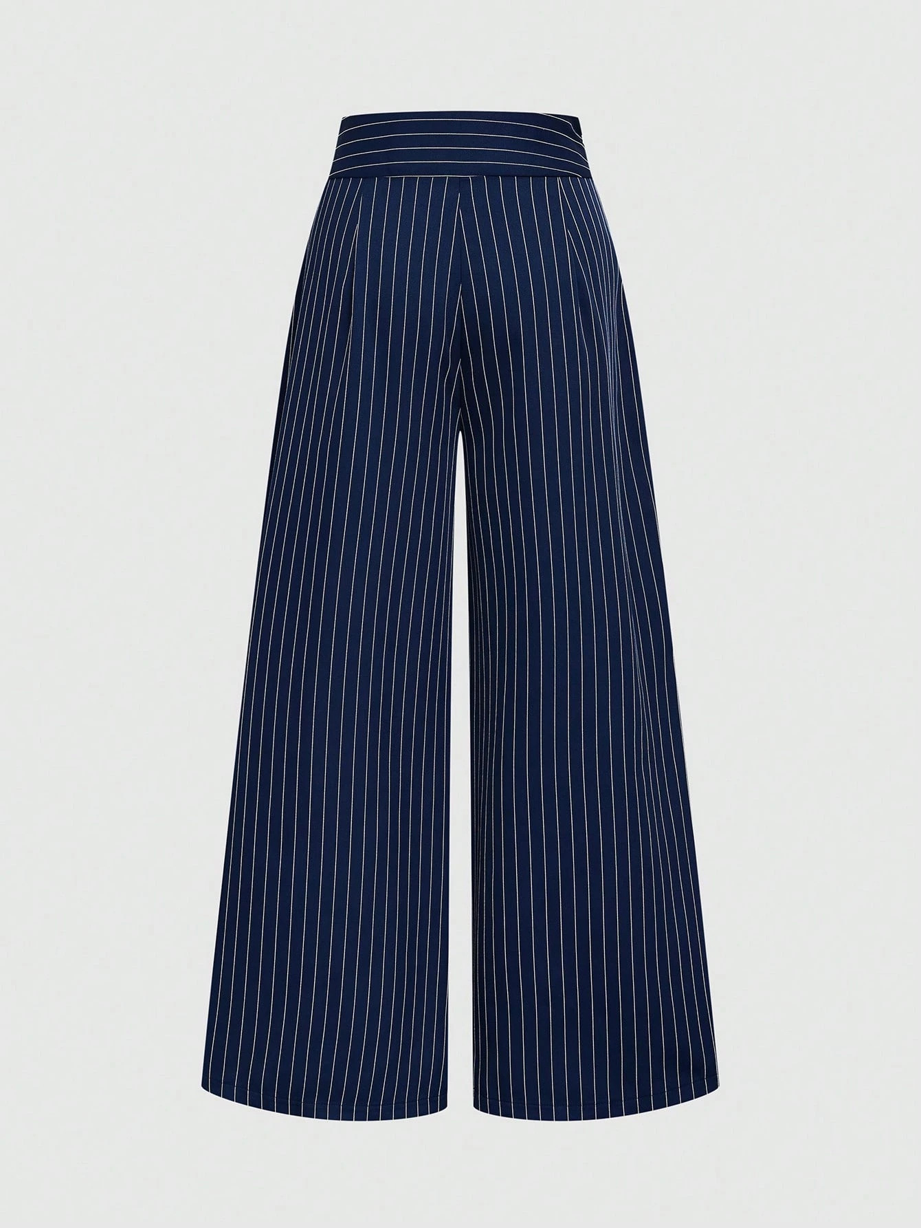 High-Waist Wide Leg Striped Pants