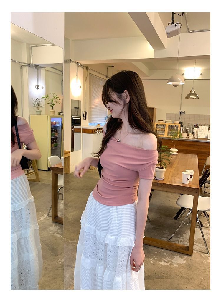 Women's One-shoulder T-shirt