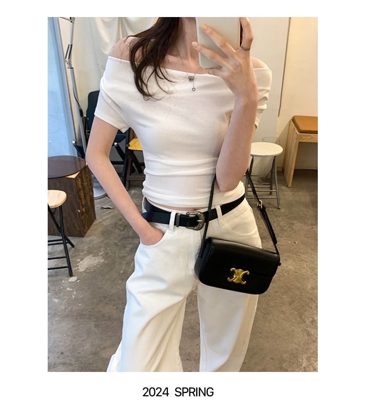 Women's One-shoulder T-shirt