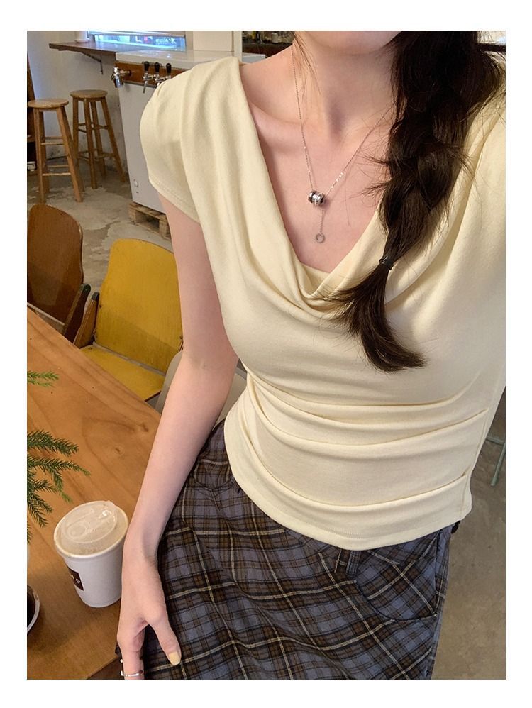 Women's One-shoulder T-shirt