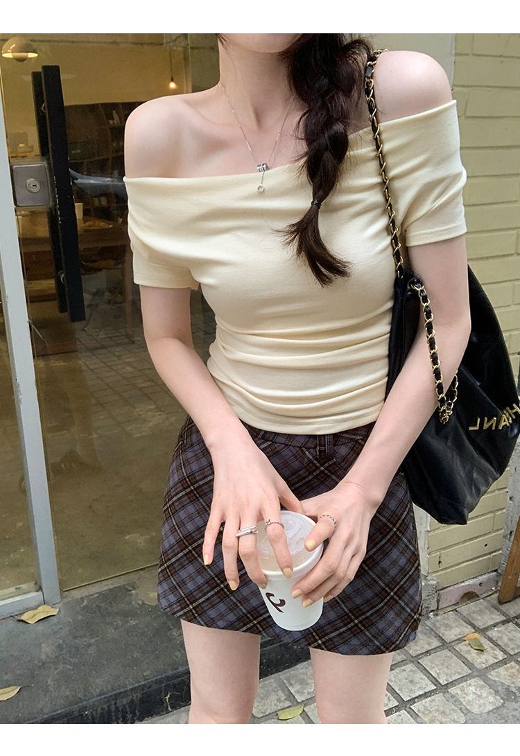 Women's One-shoulder T-shirt