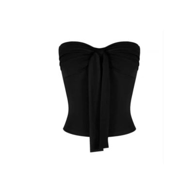 Summer Bow Tie Strapless Top