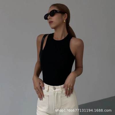 Women's Cropped Halter Tank Top