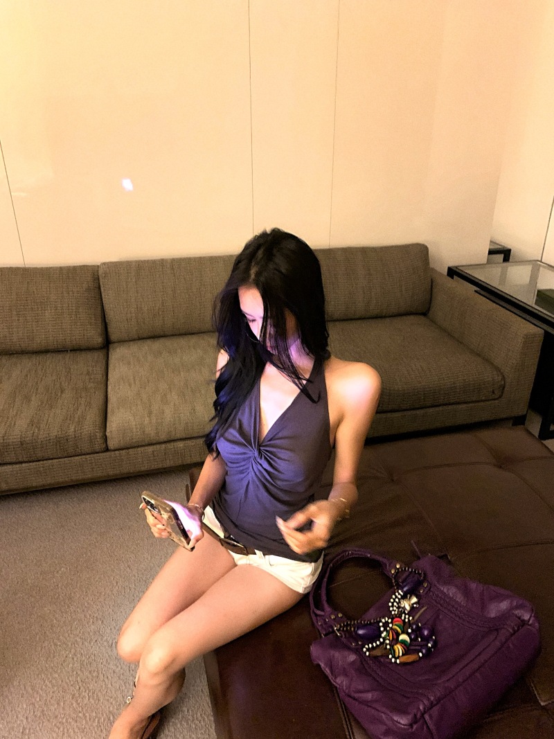 Halter V-Neck Knot Tank Top