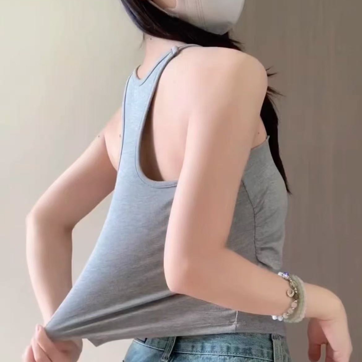 Built-in Bra Racerback Tank Top