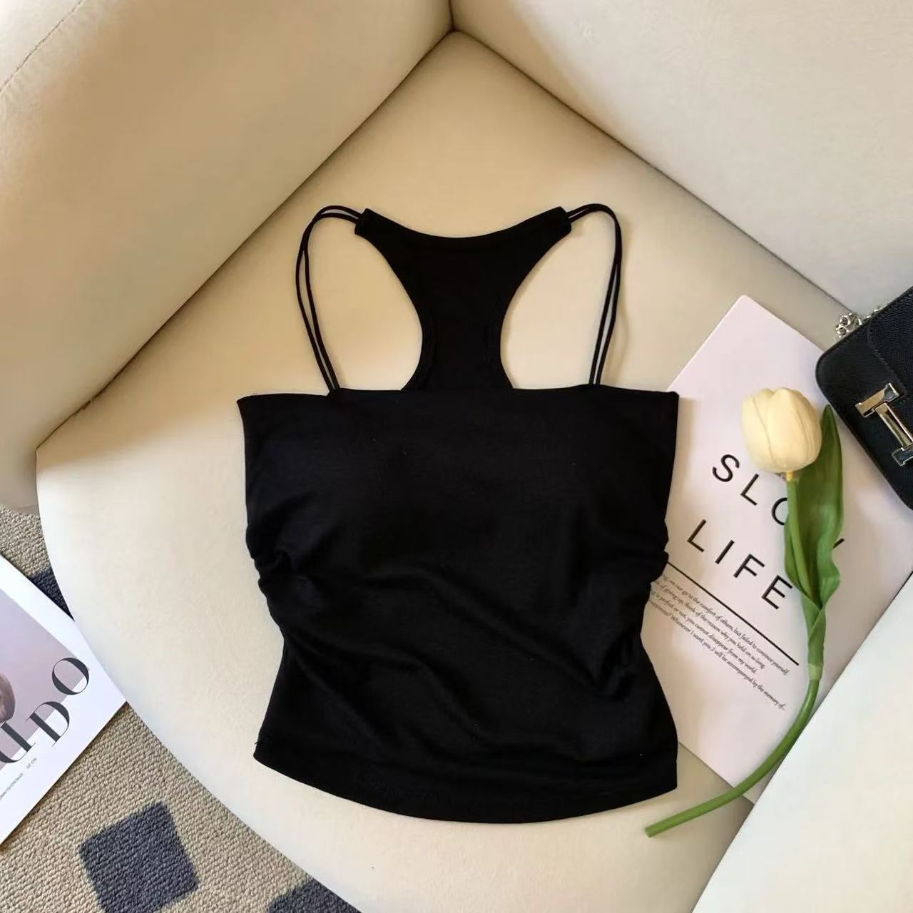 Built-in Bra Racerback Tank Top
