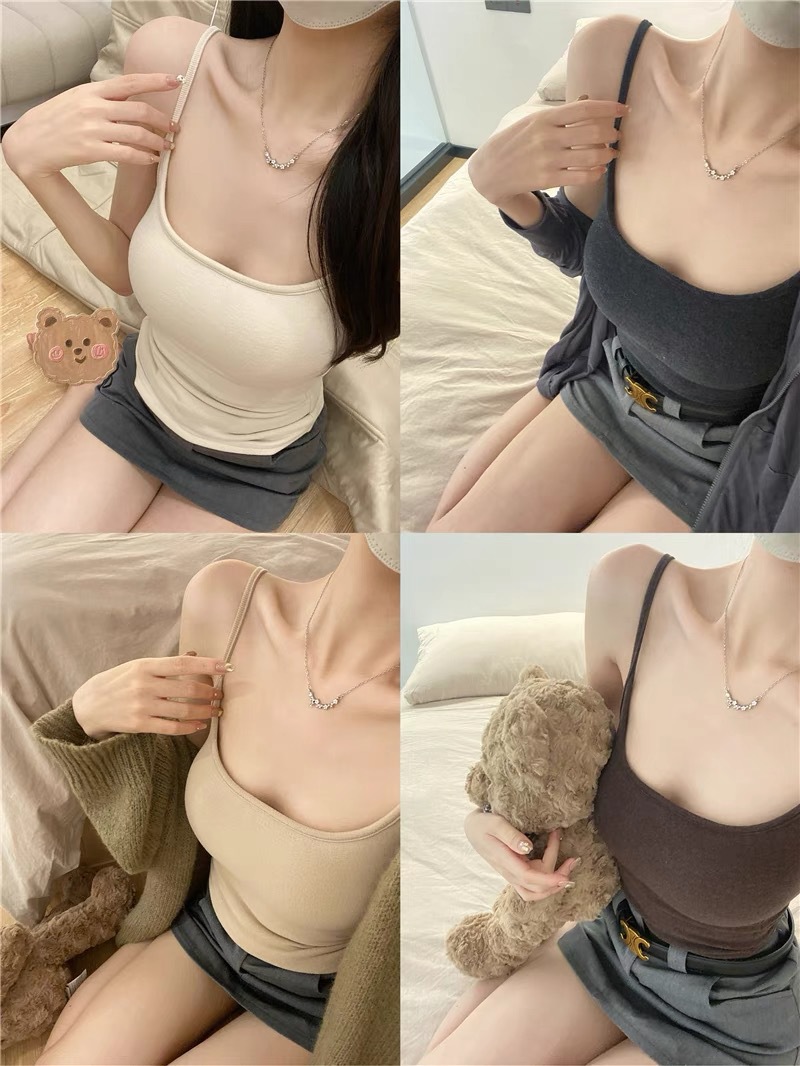 Women's Built-in Bra Cami Top