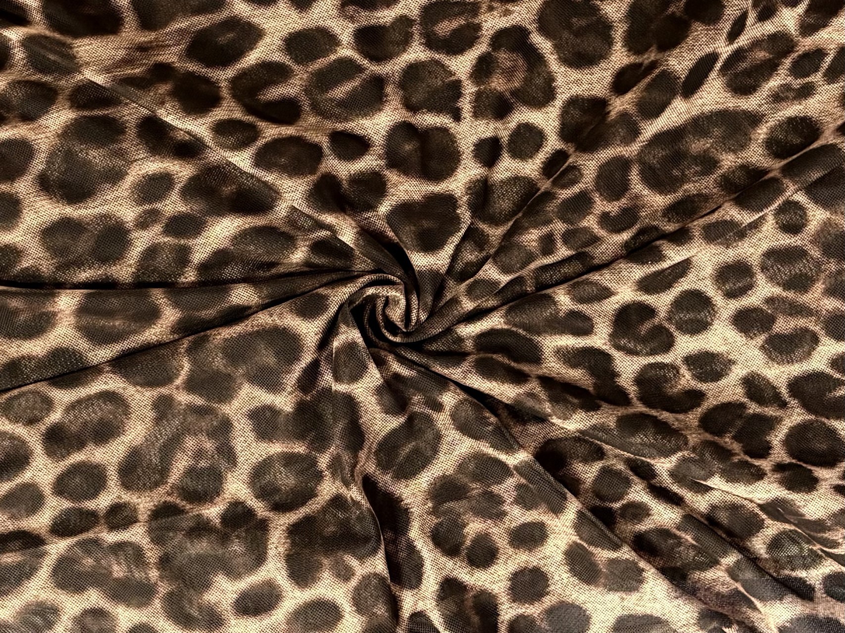 Women's Leopard Slip Mesh Dress