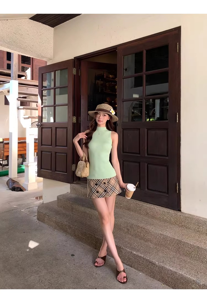 Women's Summer Tank & Skirt Set