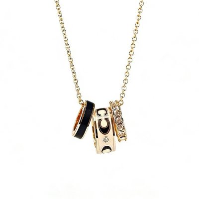 Triple-Ring Clavicle Necklace