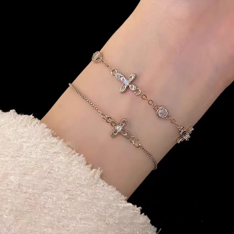 Luxury Zircon Cross Bracelet