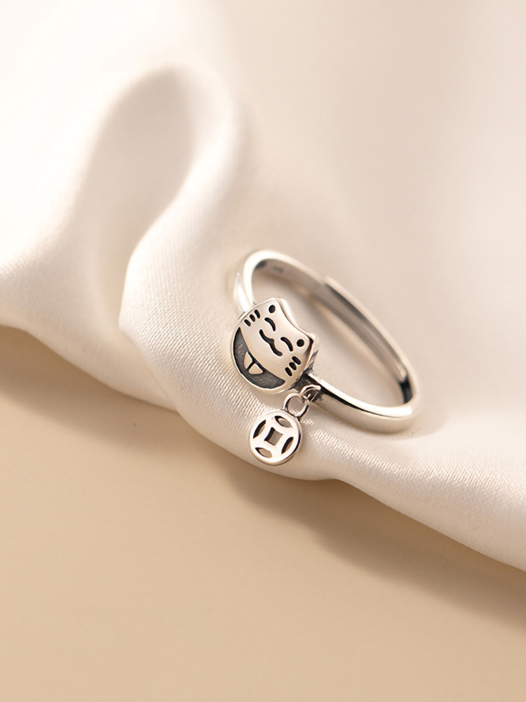 2PCS S925 Silver Lucky Rings