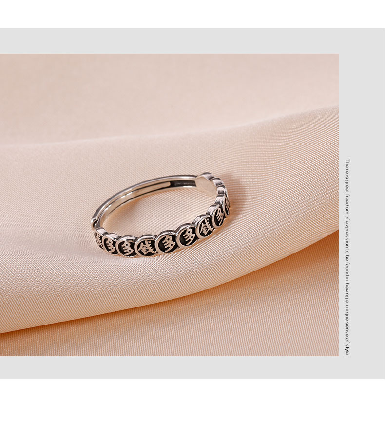 2PCS S925 Silver Lucky Rings