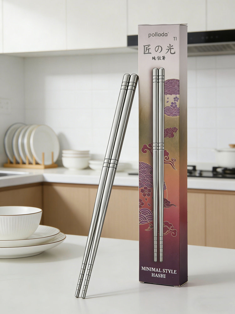 Pollada Titanium Chopsticks