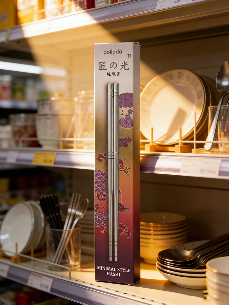 Pollada Titanium Chopsticks