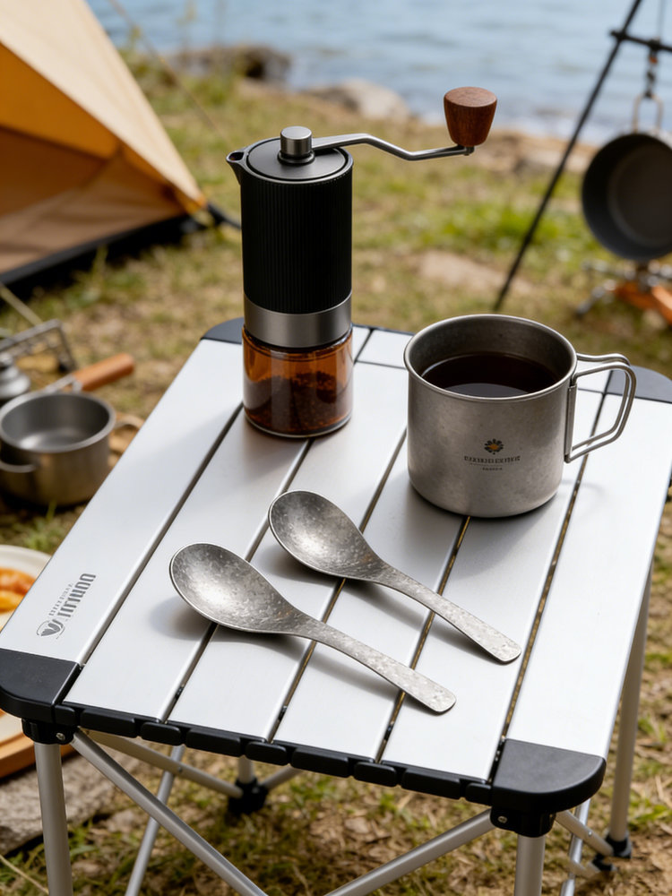 Pure Titanium Ice Soup Spoon